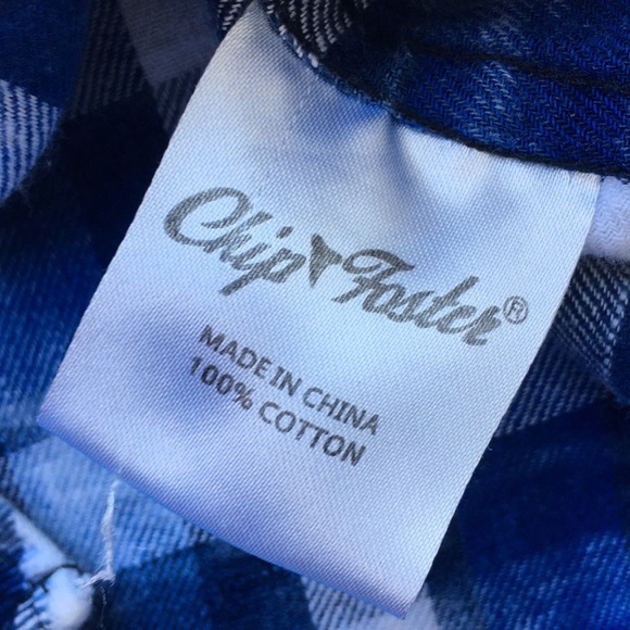 Chip Foster  Cowboy Distressed Plaid Shirt - Picture 8 of 8